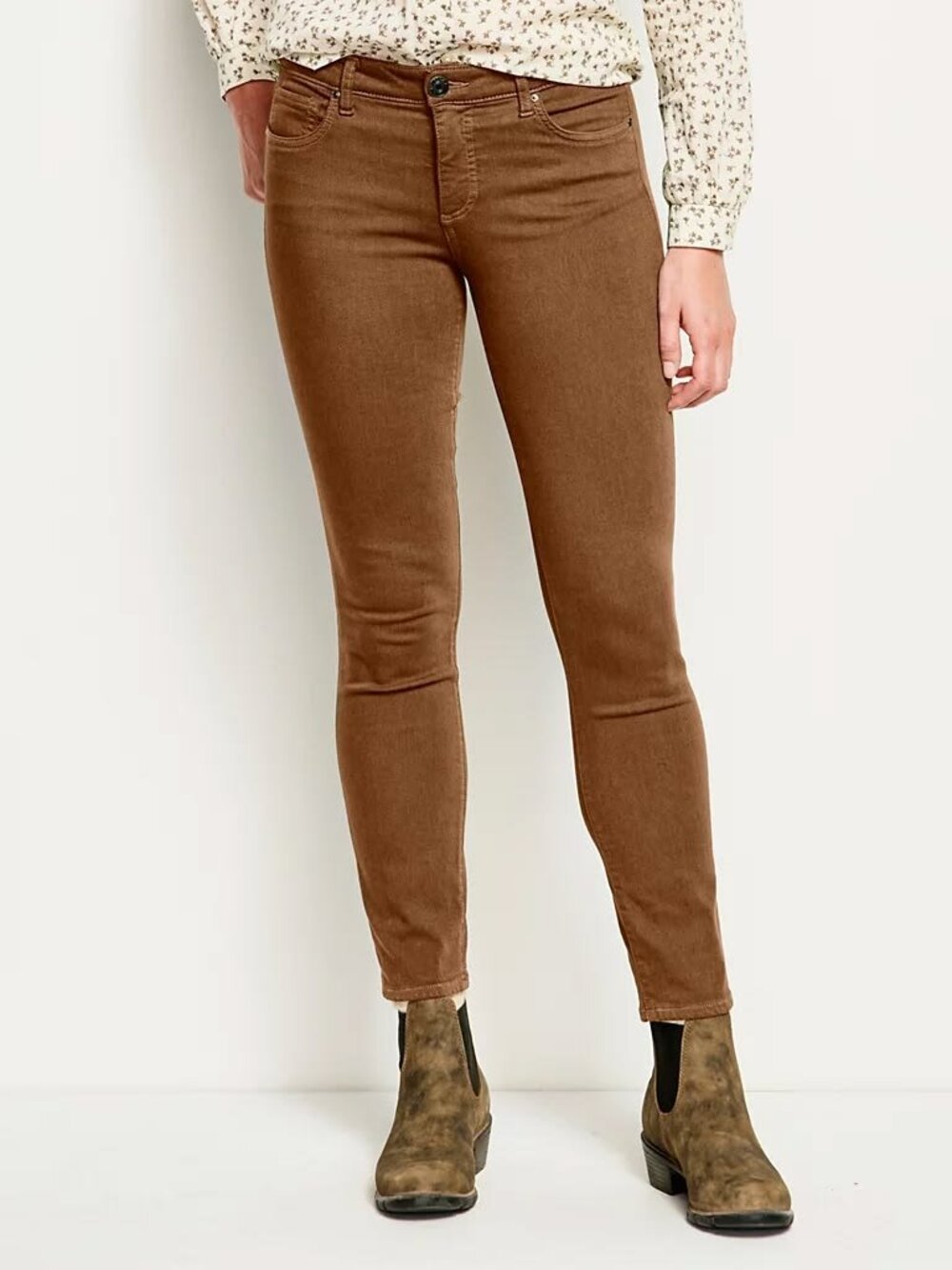 NWT Kut From the Kloth Women's Diana High-Rise Skinny Jeans in Brown Size 14